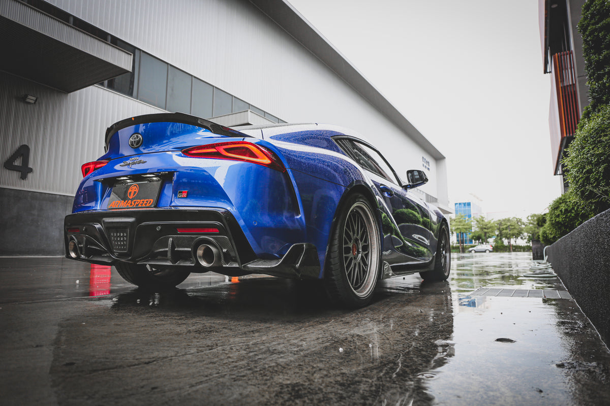 ARMASPEED カーボンファイバーリアディフューザー Toyota GR Supra用 – 画像7