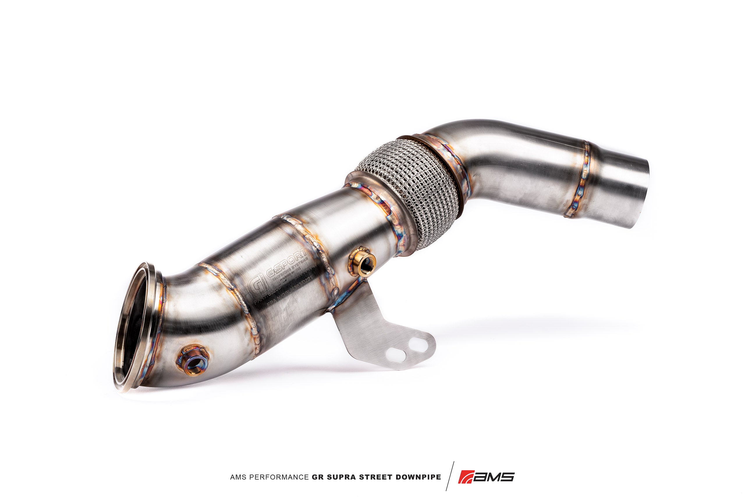AMS Performance Street Downpipe w/ GESI Catalytic Converter for GR Supra A90/A91