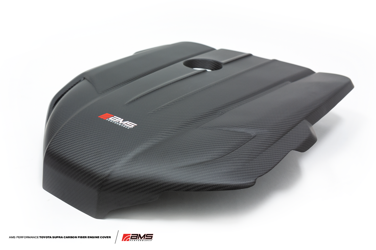 AMS Performance Carbon Fiber Engine Cover for GR Supra – view 4