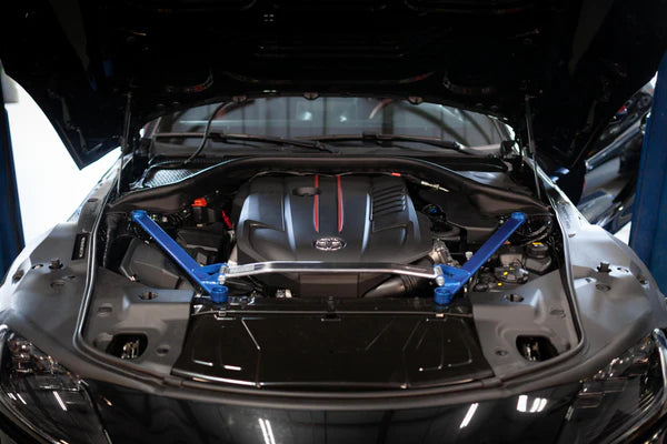 Cusco Front Strut Bar for GR Supra – Chassis Reinforcement – view 3