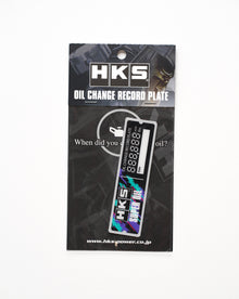 HKS Oil Service Sticker Reusable - JDM accessories decals
