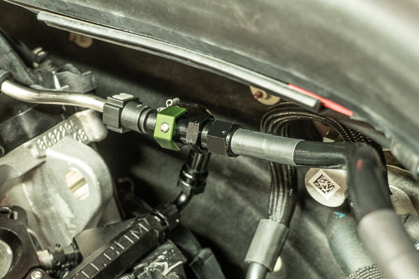 Radium Engineering Port Injection Fuel Rail Plumbing Kit for Toyota GR Supra – view 2