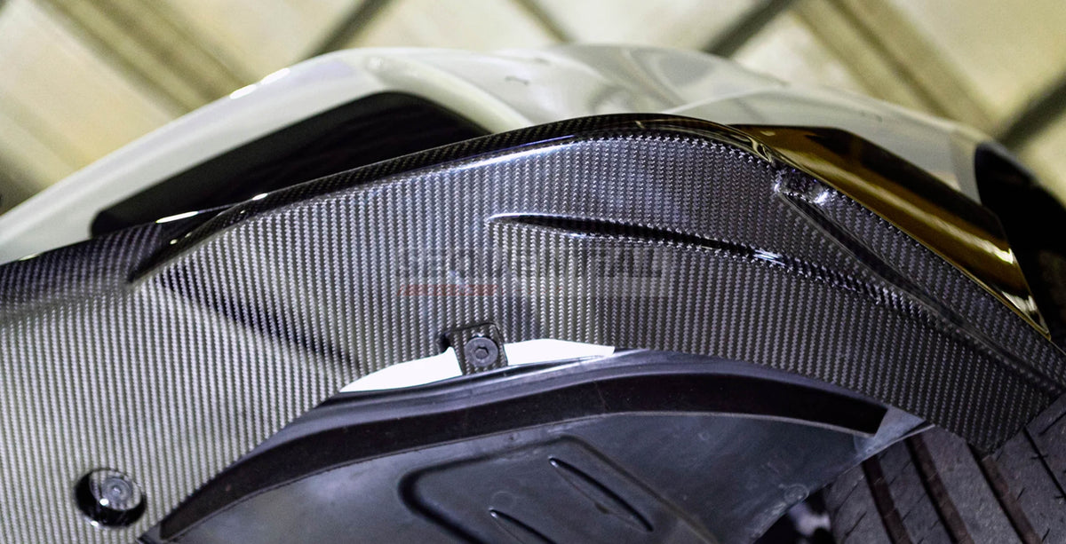 Tom's Style Carbon Fibre Front Lip Diffuser – Toyota GR Supra A90/A91 – view 7