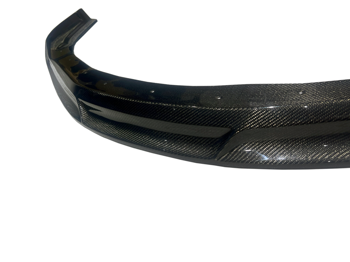 Rexpeed GR Supra Carbon Fiber Front Lip Splitter V9 – view 3