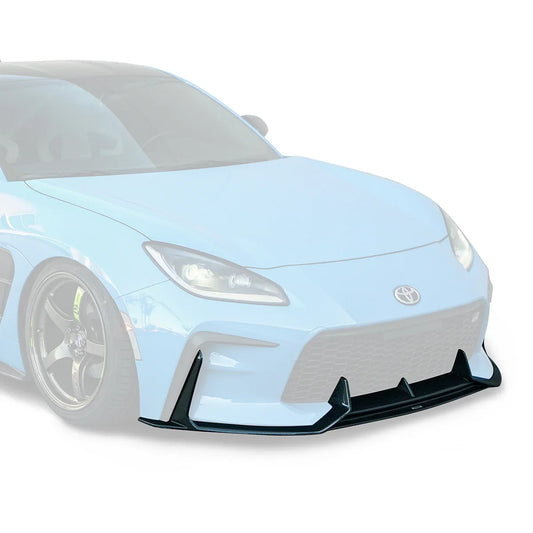 ADRO carbon front lip fitted to Toyota GR86 and Subaru BRZ