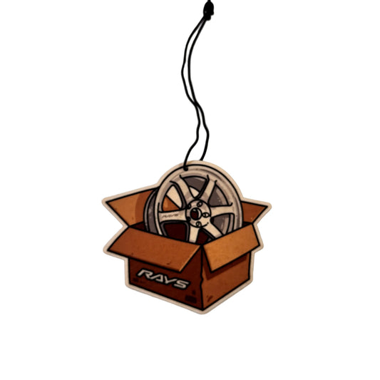 RAYS TE37 Style Air Freshener - Vanilla Scent