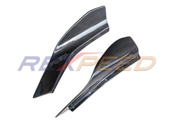 Rexpeed mスタイル カーボンフロントカナード(2008–2011年) – Nissan GT-R R35 – 画像2