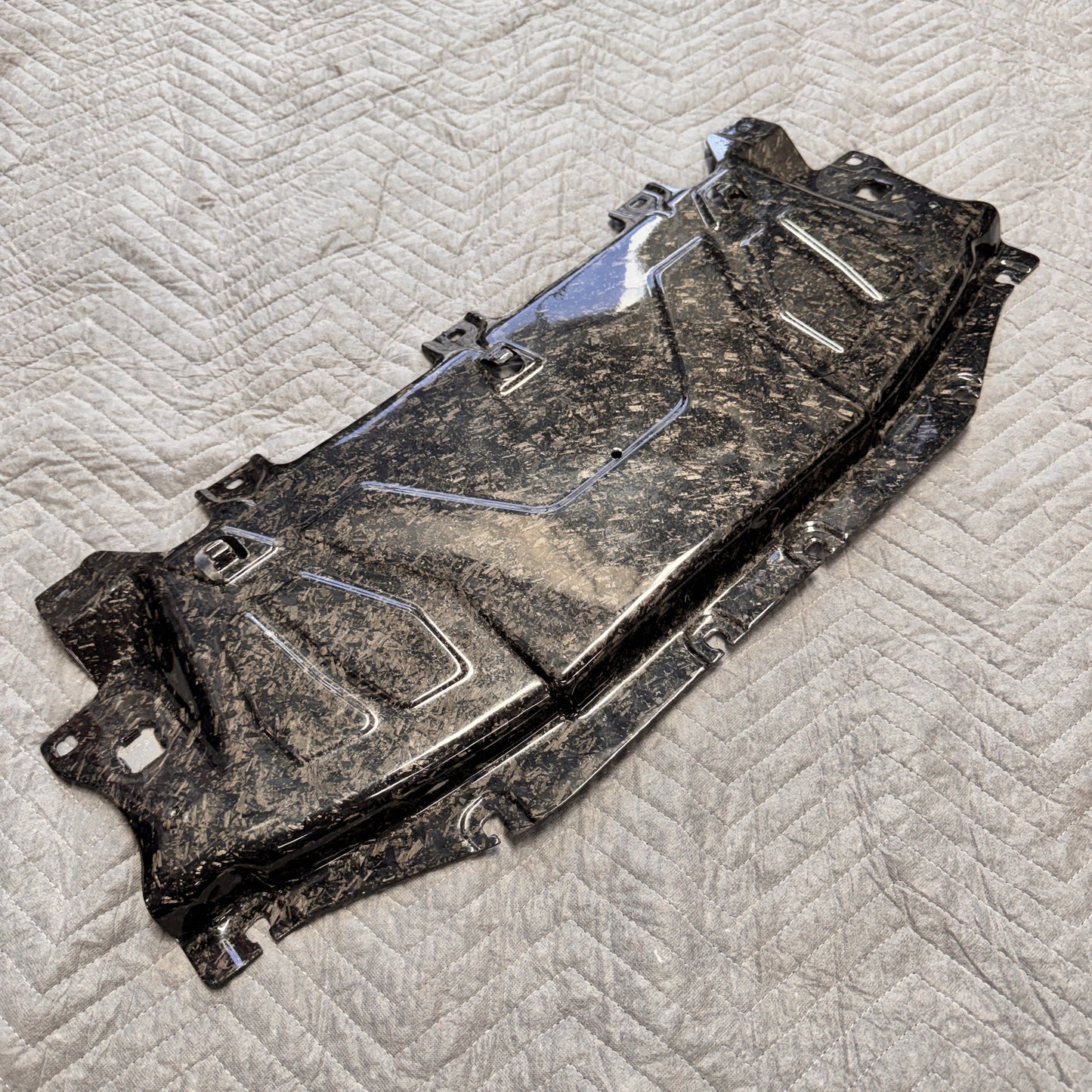 Forged Carbon Cooling Engine Plate – Toyota GR Supra A90/A91 (Pre-Owned / Clearance)