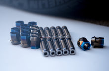 TITANIUM WHEEL STUD CONVERSION KIT GR SUPRA - NITRO BLUE (M14x1.25 TO M14x1.5) GRADE5 75MM