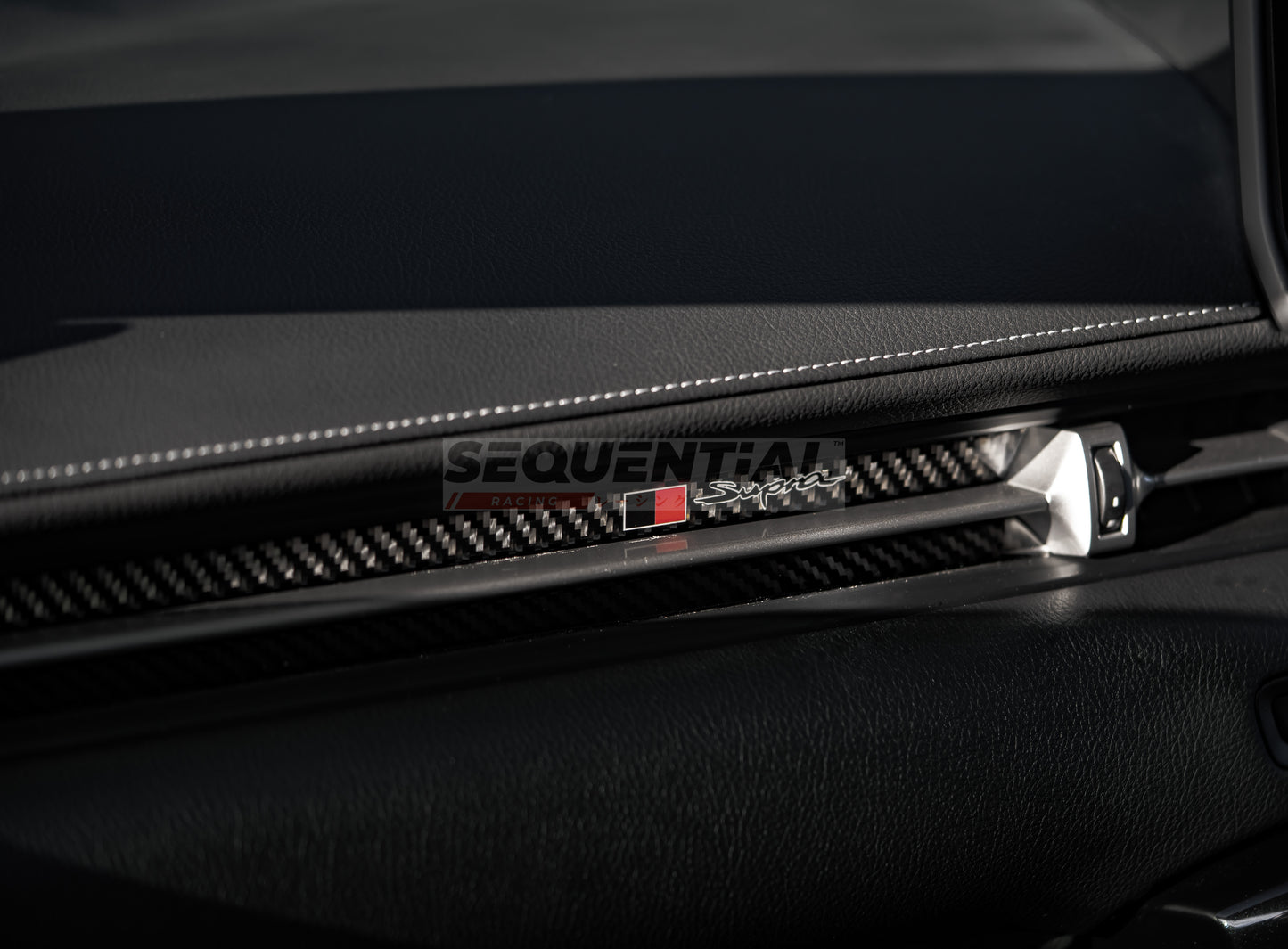 Rexpeed Carbon Fiber Dash Trim (RHD) for Toyota GR Supra