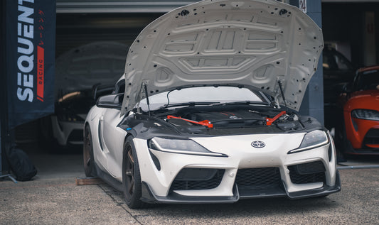 Blitz Strut Tower Bar (Front Brace) - Supra A90 A91
