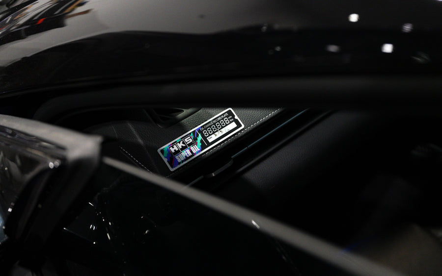 HKS Oil Service Sticker Reusable - JDM accessories