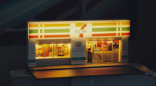 1/64 JDM Diorama – LED Light-Up 7-Eleven Miniature Accessories for Diecast Cars