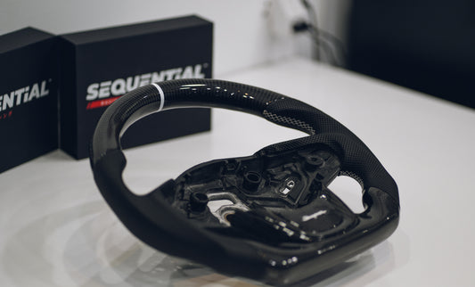 Custom Carbon Fiber or Alcantara/Leather Steering Wheel for GR Supra