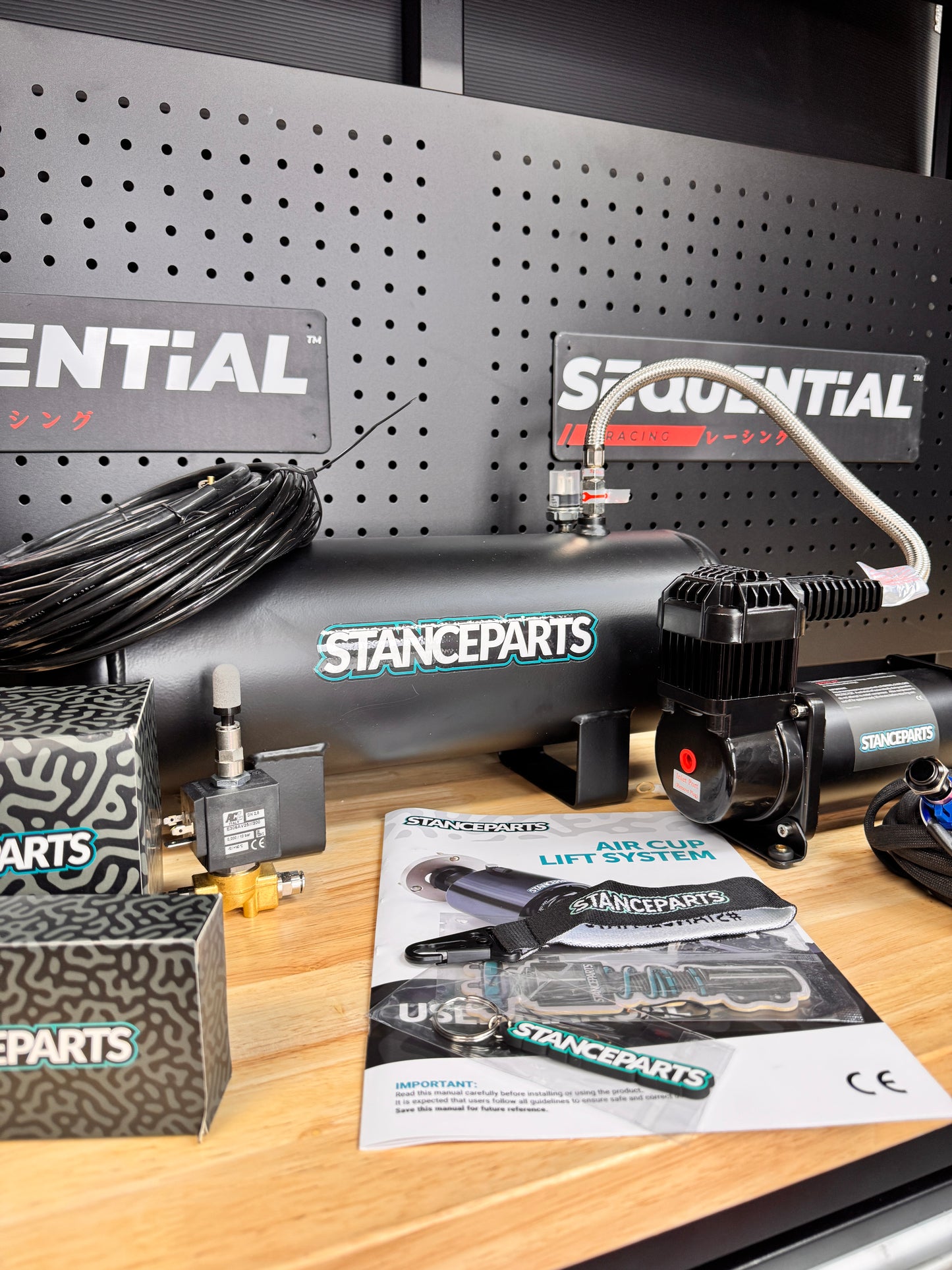 StanceParts Air Cup Lift System – Toyota GR Supra & BMW + more (Front / Full Kit)