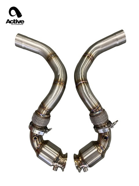 Active Autowerke S63TU GESI Catted Downpipes – BMW M5 / M8 / X5M / X6M