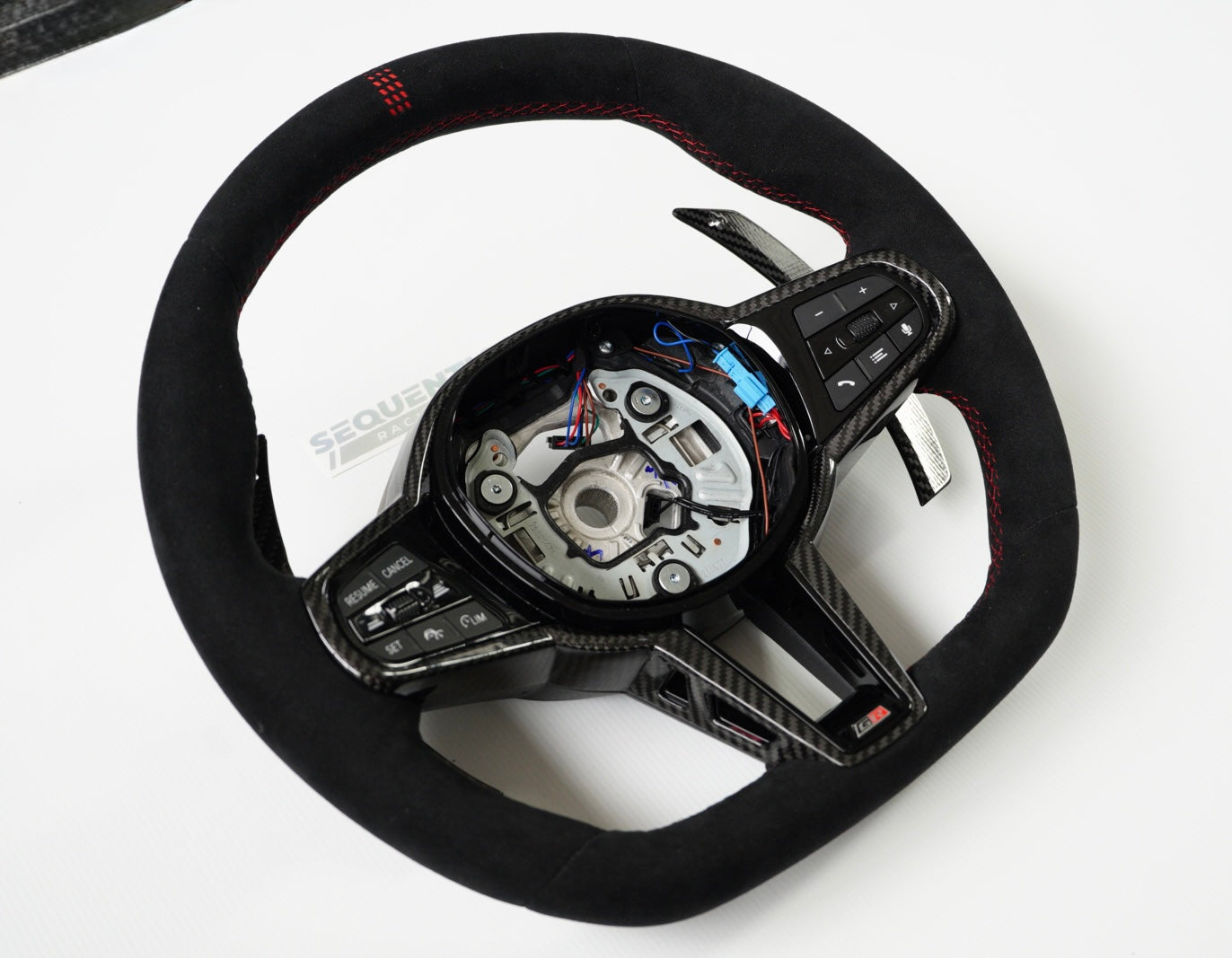G8X LCI Steering Wheel for GR Supra A90/A91 & Magnetic Race Shifters