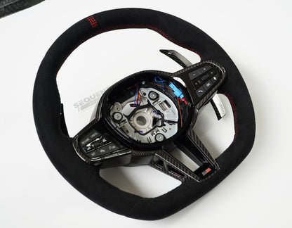 G8X LCI Steering Wheel for GR Supra A90/A91 & Magnetic Race Shifters
