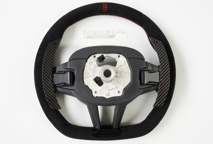 G8X LCI Steering Wheel for GR Supra A90/A91 & Magnetic Race Shifters
