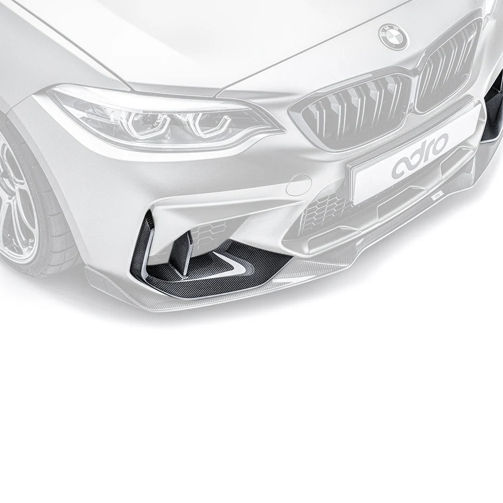 ADRO Carbon Fiber Lower Front Lip – BMW F87 M2 (2019–2022)