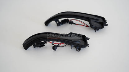 Toyota GR Supra Smoked Sequential Side Mirror Indicator Signals