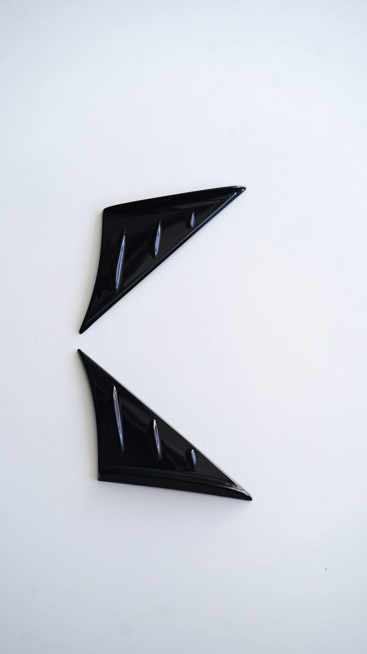 Piano Black Wind Buffering Deflectors – Toyota GR Supra A90/A91