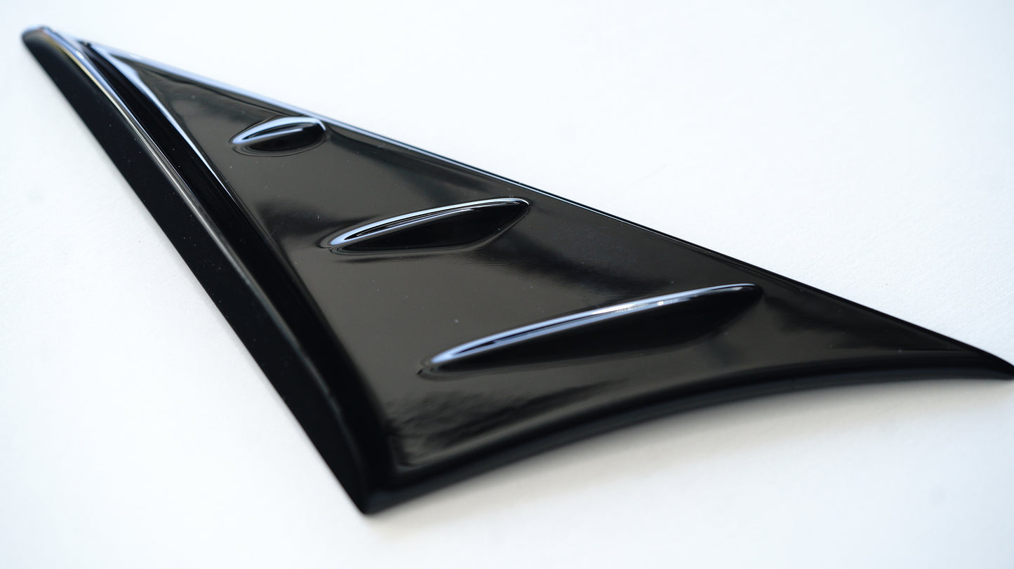 Piano Black Wind Buffering Deflectors – Toyota GR Supra A90/A91
