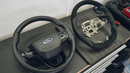 Ford Everest 2023+ Steering Wheel (Alcantara with Peforated Leather Handles)
