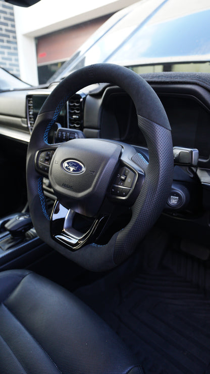 Ford Everest 2023+ Steering Wheel (Alcantara with Peforated Leather Handles)