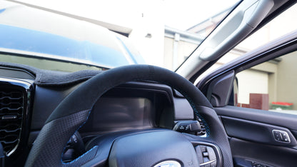 Ford Everest 2023+ Steering Wheel (Alcantara with Peforated Leather Handles)