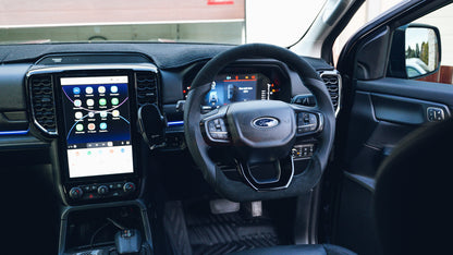 Ford Everest 2023+ Steering Wheel (Alcantara with Peforated Leather Handles)