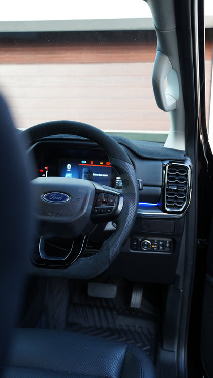 Ford Everest 2023+ Steering Wheel (Alcantara with Peforated Leather Handles)