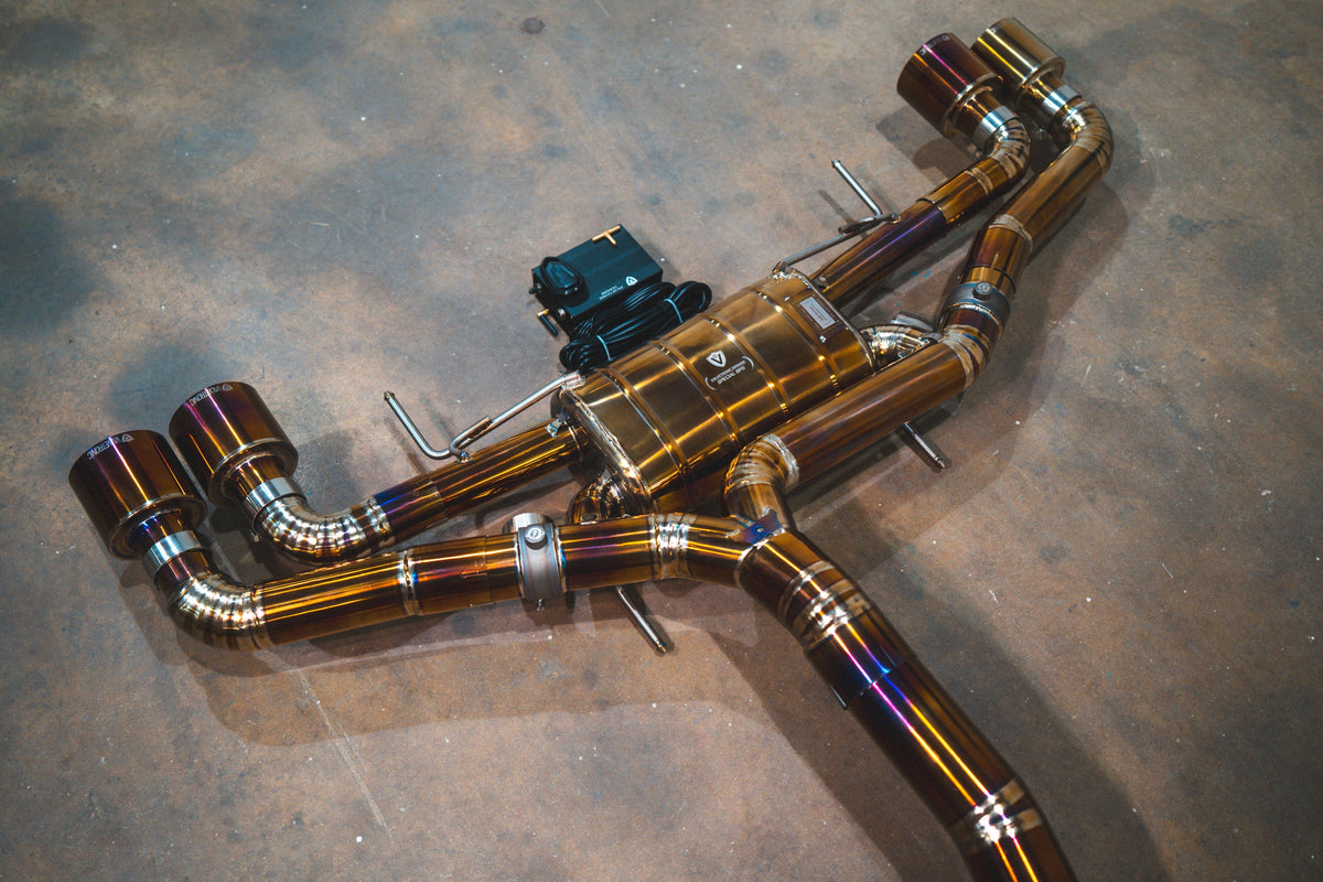 Valvetronic Designs チタン製バルブ式マフラー Nissan GT-R R35 – 画像3