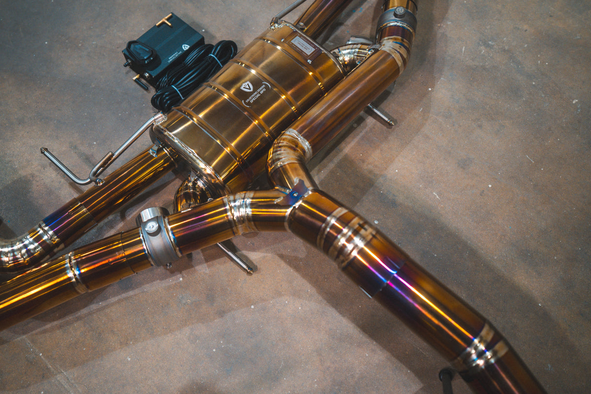 Valvetronic Designs チタン製バルブ式マフラー Nissan GT-R R35 – 画像5