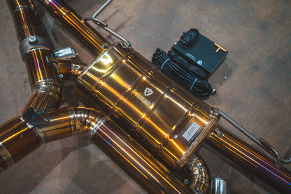 Valvetronic Designs チタン製バルブ式マフラー Nissan GT-R R35 – 画像12