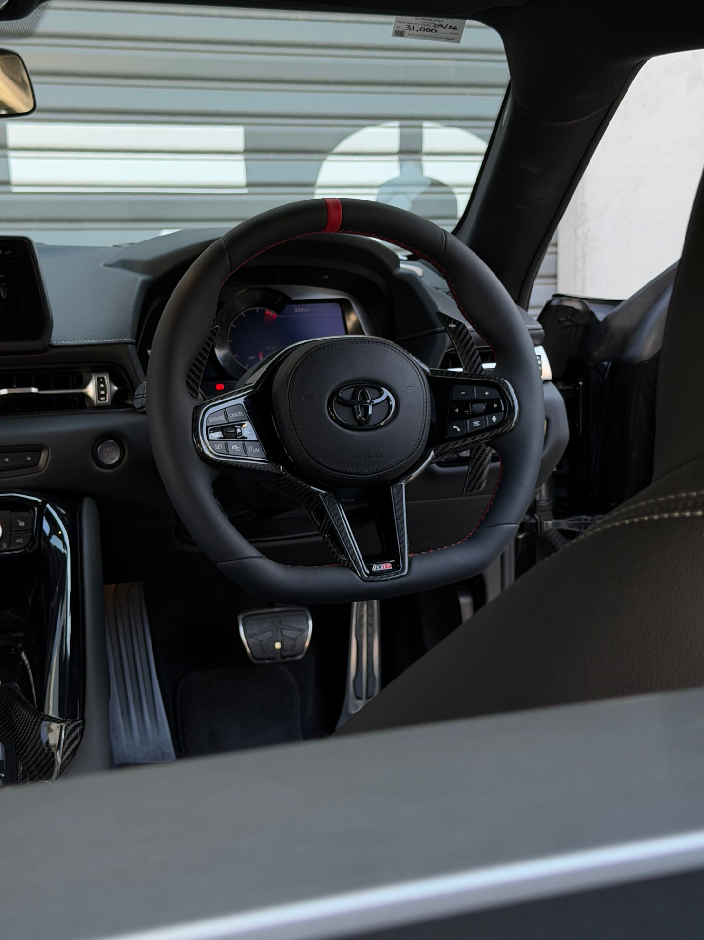 G8X LCI Steering Wheel for GR Supra A90/A91 & Magnetic Race Shifters