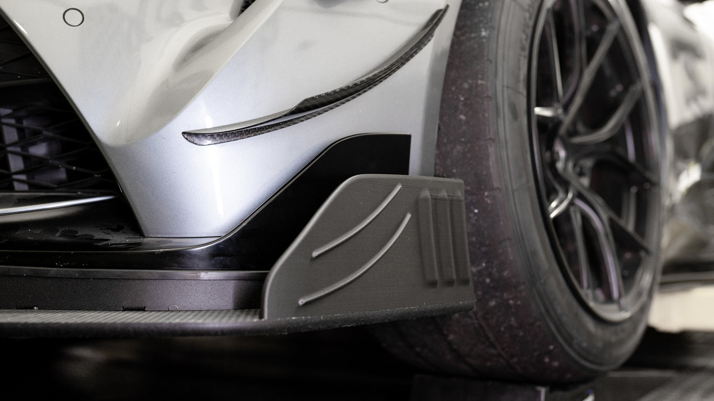 Verus Engineering Front Splitter Endplates for Toyota GR Supra A90/A91 - V2 High Downforce