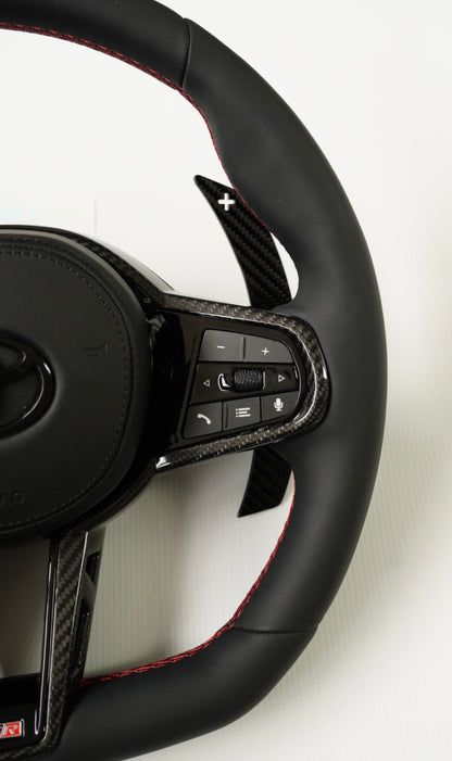 G8X LCI Steering Wheel for GR Supra A90/A91 & Magnetic Race Shifters