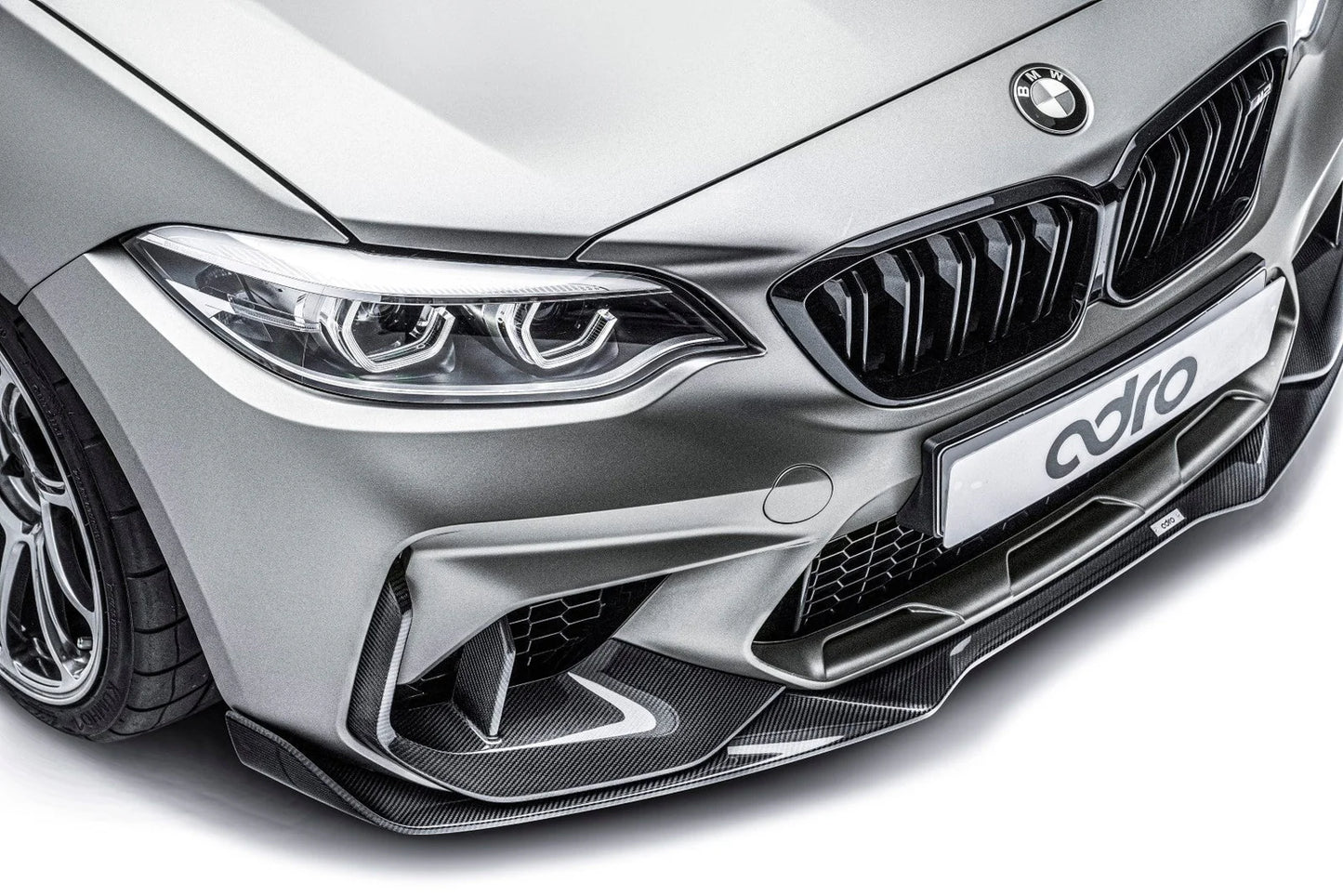 ADRO Carbon Fiber Lower Front Lip – BMW F87 M2 (2019–2022)