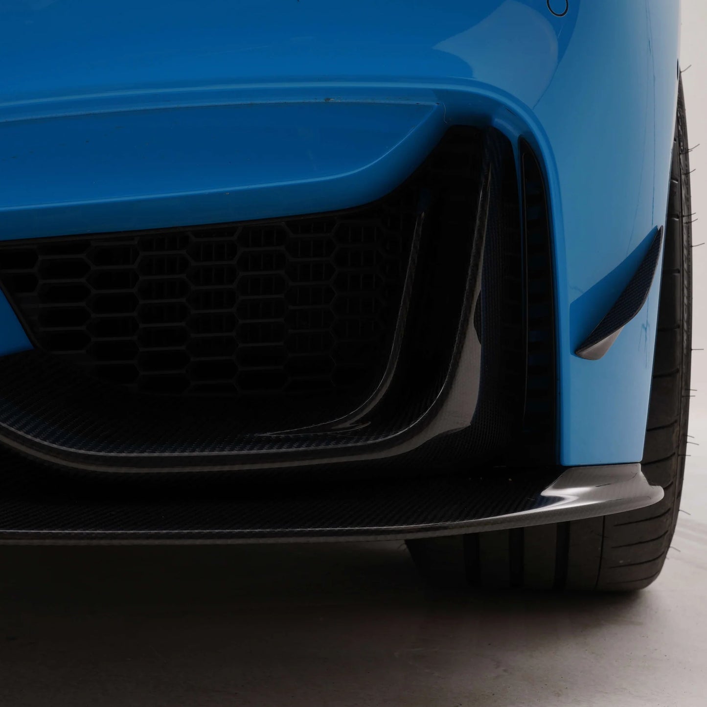 ADRO Carbon Fiber Front Bumper Canards – BMW F80 M3 & F82 M4 (2013–2020)