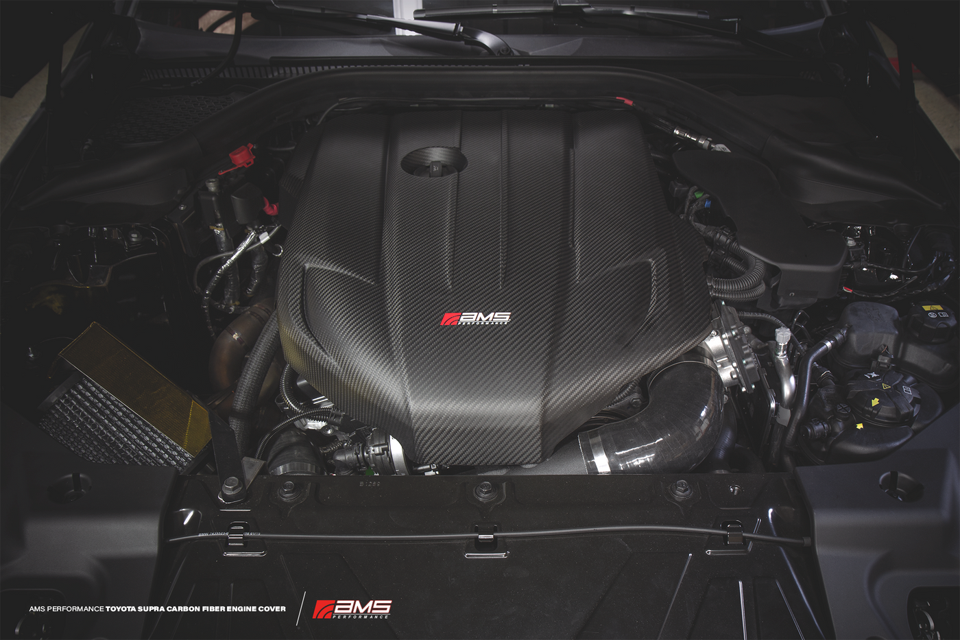 AMS Performance Carbon Fiber Engine Cover for Toyota GR Supra A90/A91