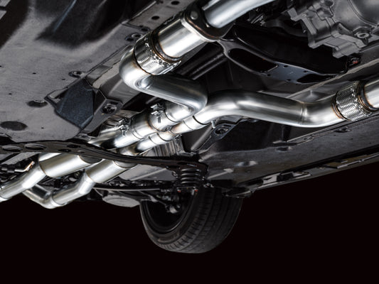 AWE 2023 Nissan Z RZ34 Track Edition Full Exhaust System Black tips