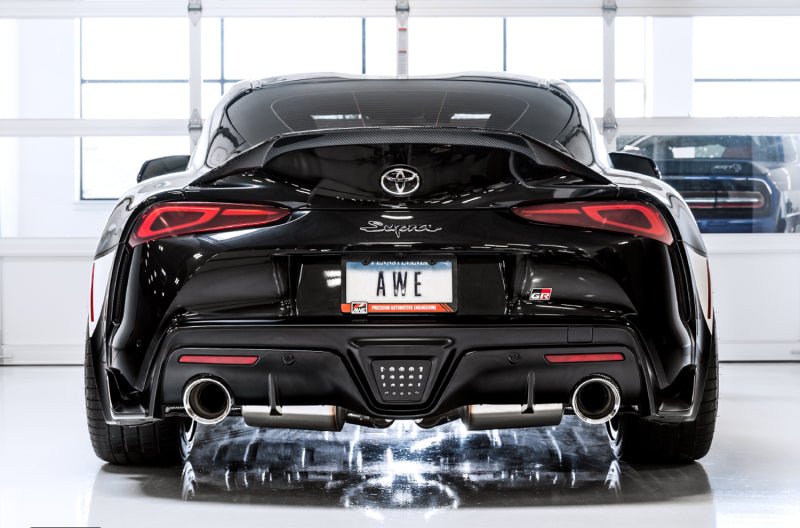 AWE Tuning Resonated Touring Exhaust System (Chrome) for Toyota GR Supra A90