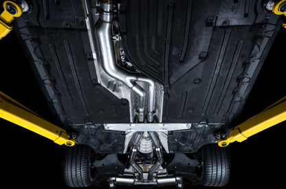 AWE Resonated Touring exhaust – GR Supra mid pipe