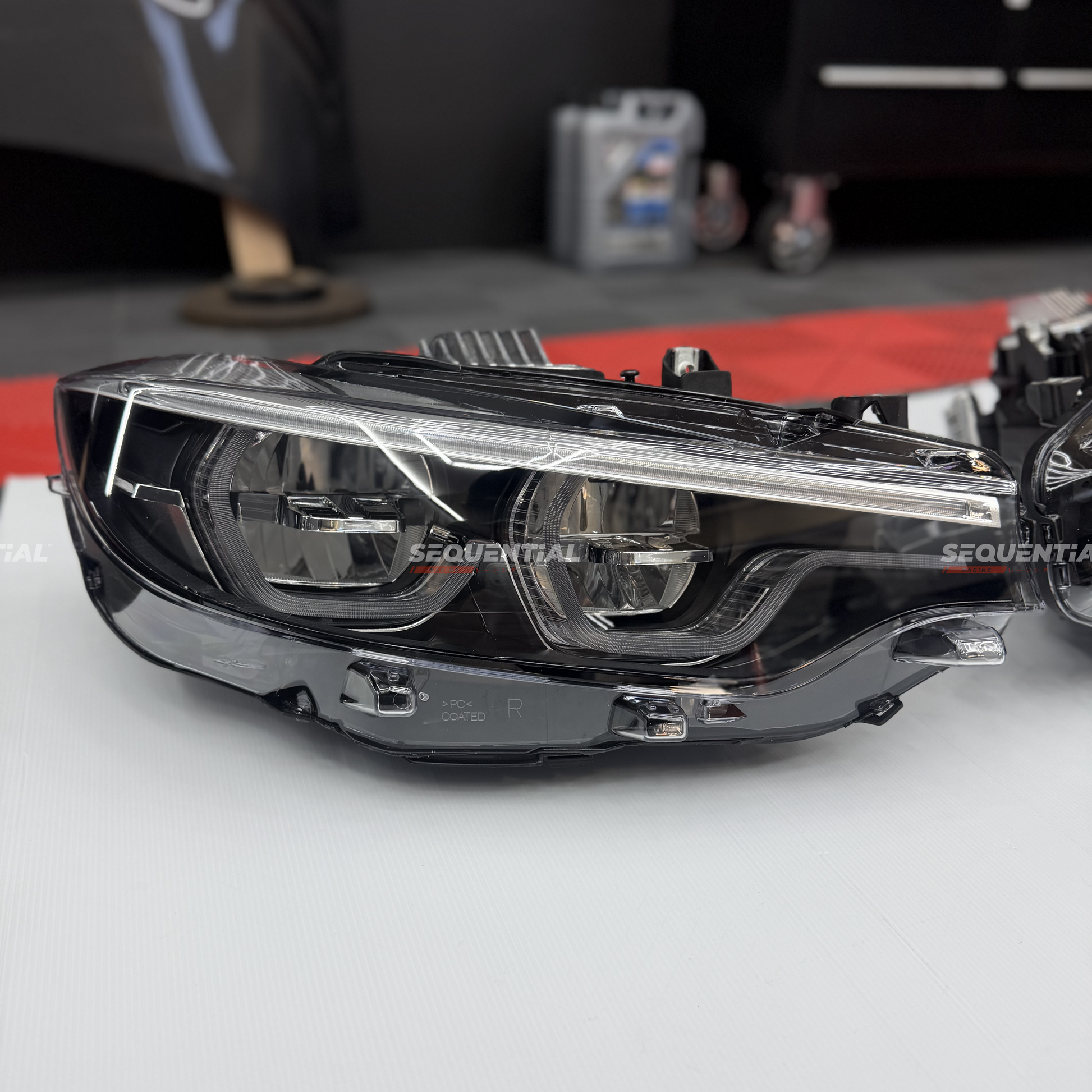 Ikon LED Headlight for BMW F8x platform colour changing Yellow DRL Amber DRL