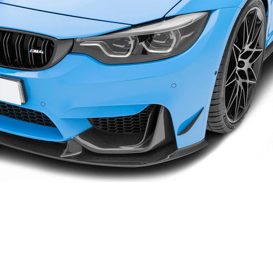 ADRO Carbon Fiber Front Bumper Canards – BMW F80 M3 & F82 M4 (2013–2020)