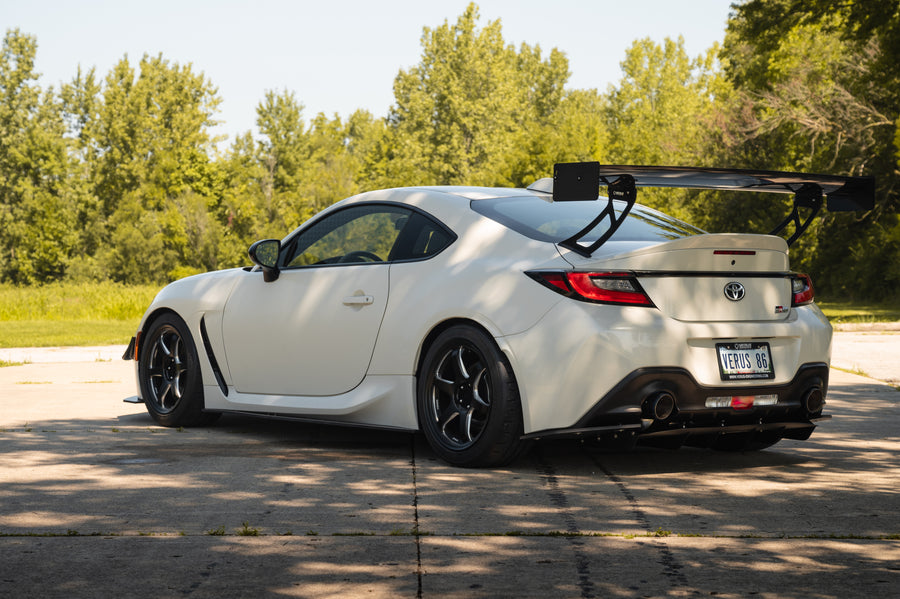 UCW Rear Wing Kit With Carbon End Plates For Toyota GR86 / 2022+ Subaru BRZ