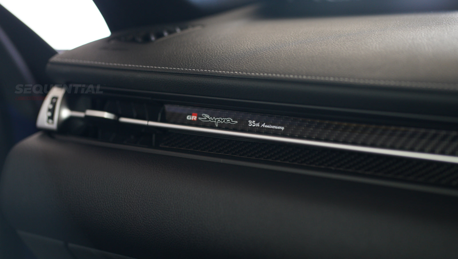 Dry Carbon Fiber Dash Trim for GR Supra