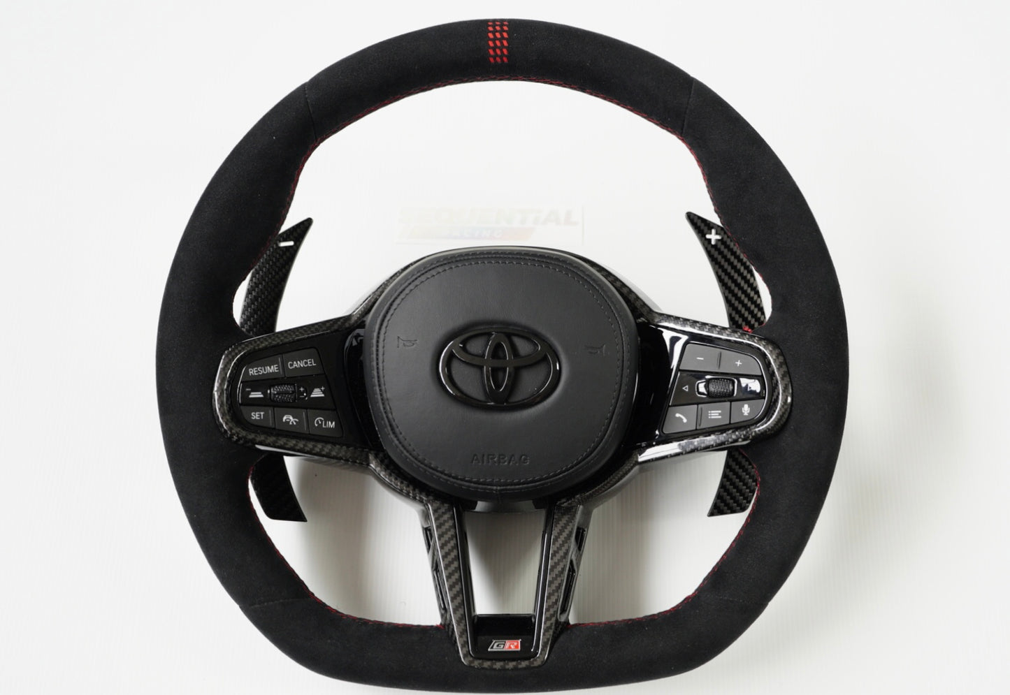 G8X LCI Steering Wheel for GR Supra A90/A91 & Magnetic Race Shifters