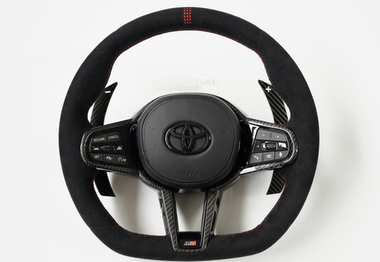 G8X LCI Steering Wheel for GR Supra A90/A91 & Magnetic Race Shifters
